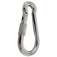 Sprenger mosquetón acero inoxidable AISI 316 con tornillo de seguridad